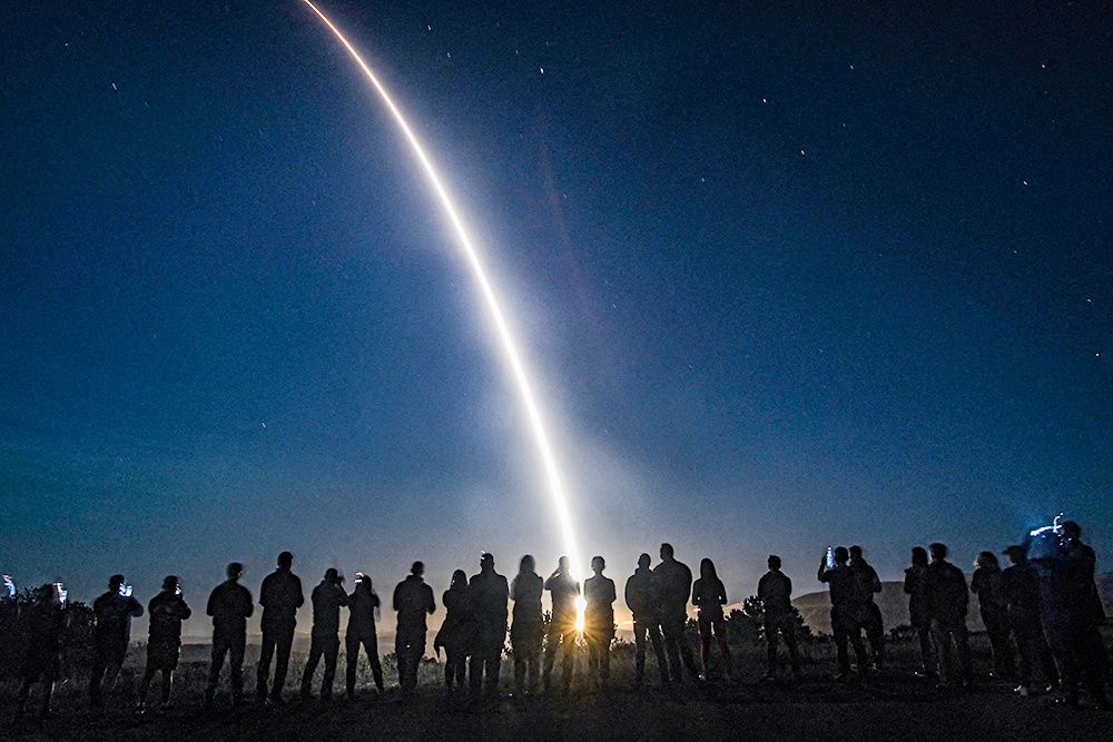 Катастрофой закончились в США испытания МБР Минитмен-3.