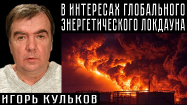 В ИНТЕРЕСАХ ГЛОБАЛЬНОГО ЭНЕРГЕТИЧЕСКОГО ЛОКДАУНА. Игорь Кульков