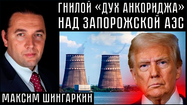 ГНИЛОЙ «ДУХ АНКОРИДЖА» НАД ЗАПОРОЖСКОЙ АЭС. Максим Шингаркин