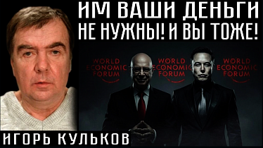 ИМ ВАШИ ДЕНЬГИ НЕ НУЖНЫ! И ВЫ ТОЖЕ! Игорь Кульков